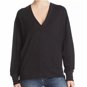 Rag & Bone Flora V-Neck Long-Sleeve Pullover